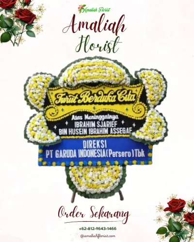 Papan Bunga Duka di Jl. Ringroad Medan